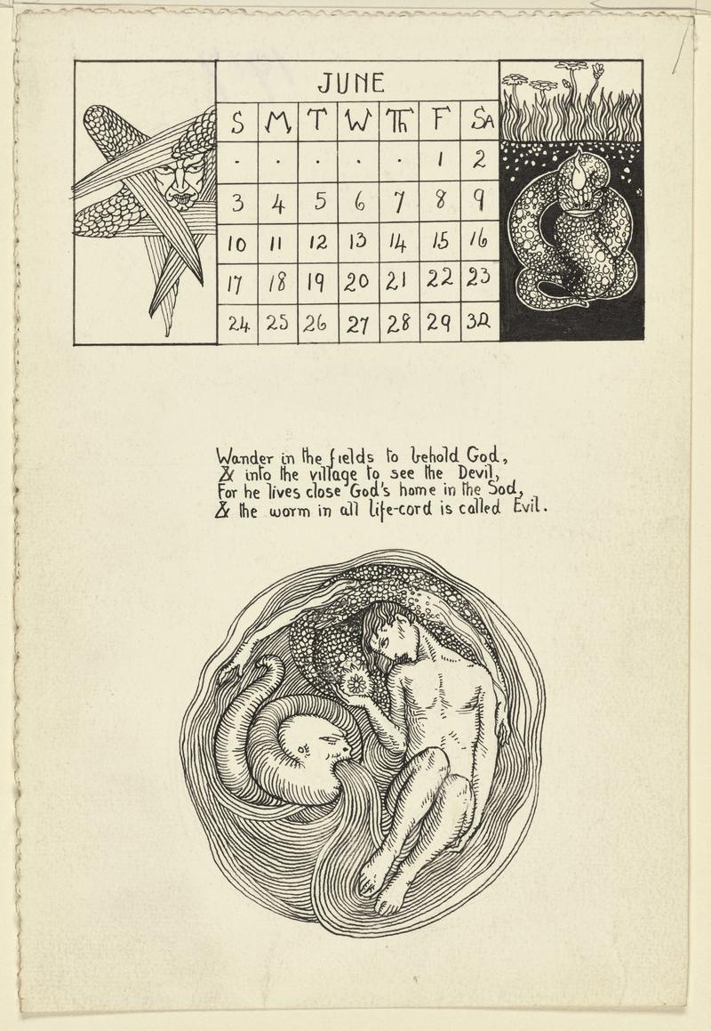 Calendar for June 1917