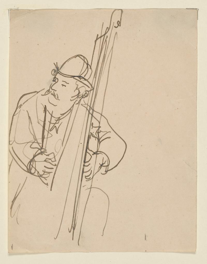 Seated Man Wearing a Bowler Hat