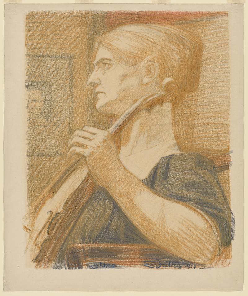 Woman playing the cello