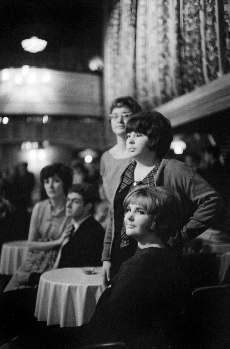 GB. ENGLAND. The Hammersmith Palais. The most famous mass dance hall of the 60's. Weekend crammed with youth mainly trying to find a girl/boy friend. For its time very multi-cultral. Joe LOSS Orchestra one of the most successful bands of the 50/60's. Singer Rose BRENNAN. Resident band at the Hammersmith Palais. 1963.