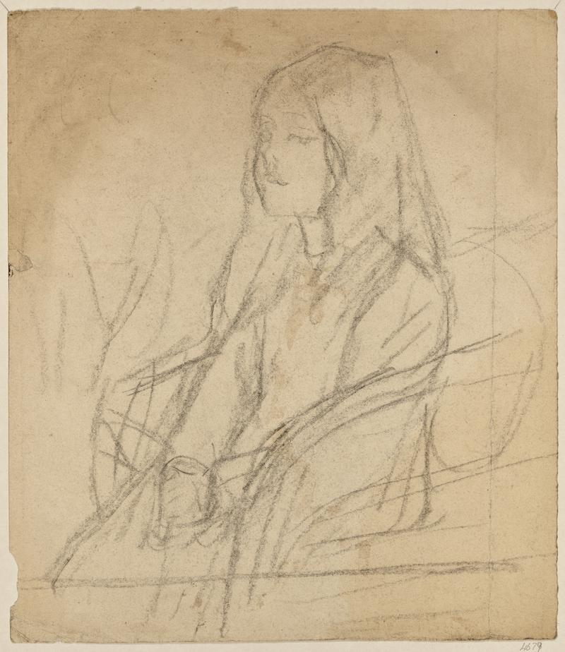 Study of a Seated Girl