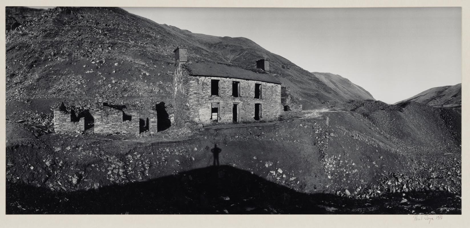 Self Portrait with Abandoned Cottage, High Road to Rhayader