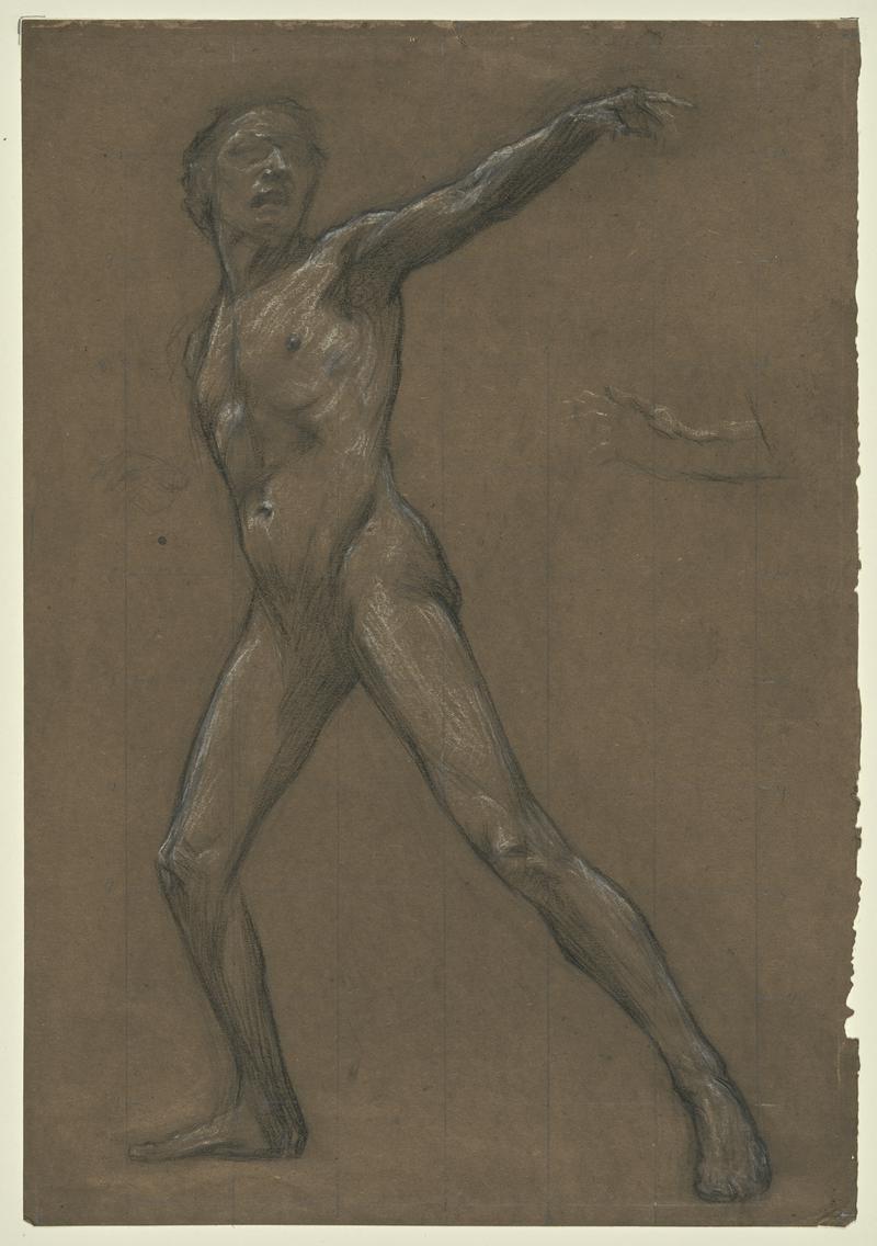 Figure Study for "Judas"