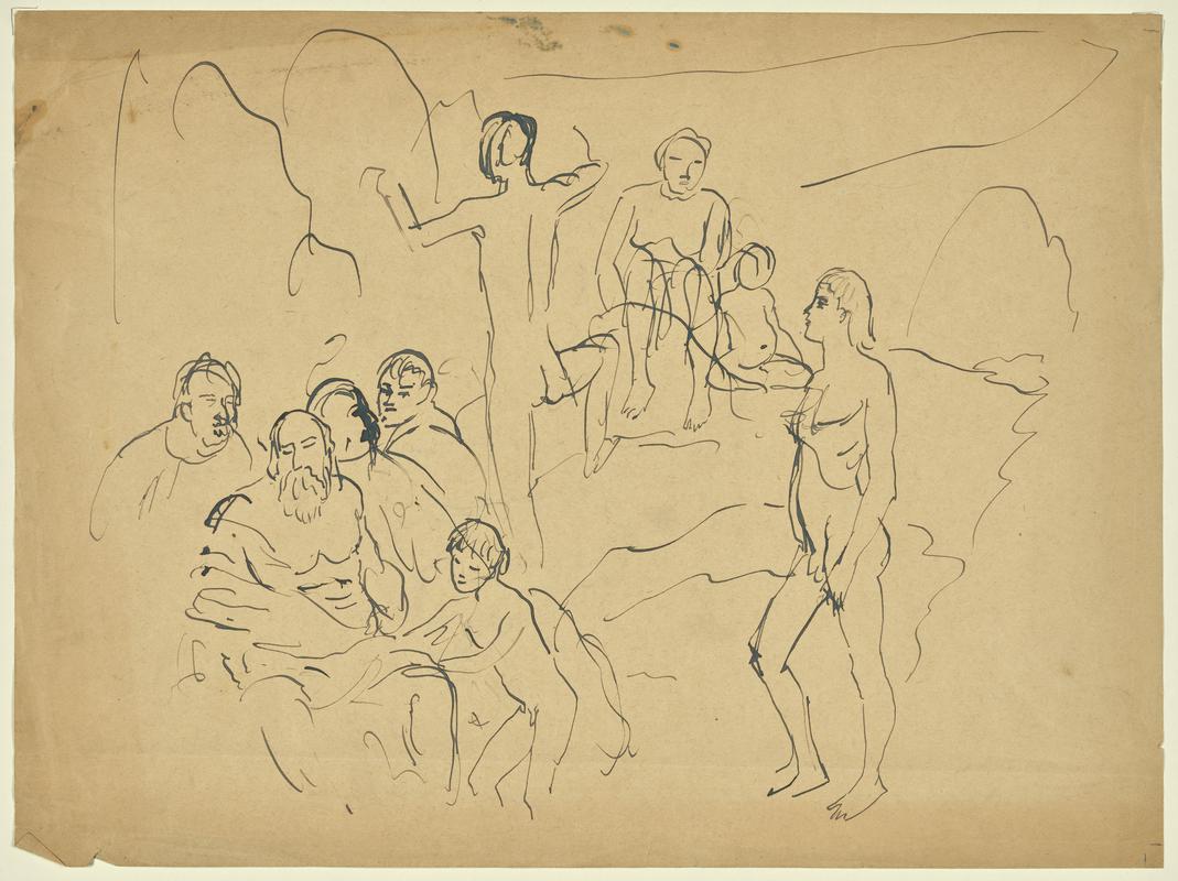 Group of Nude Figures