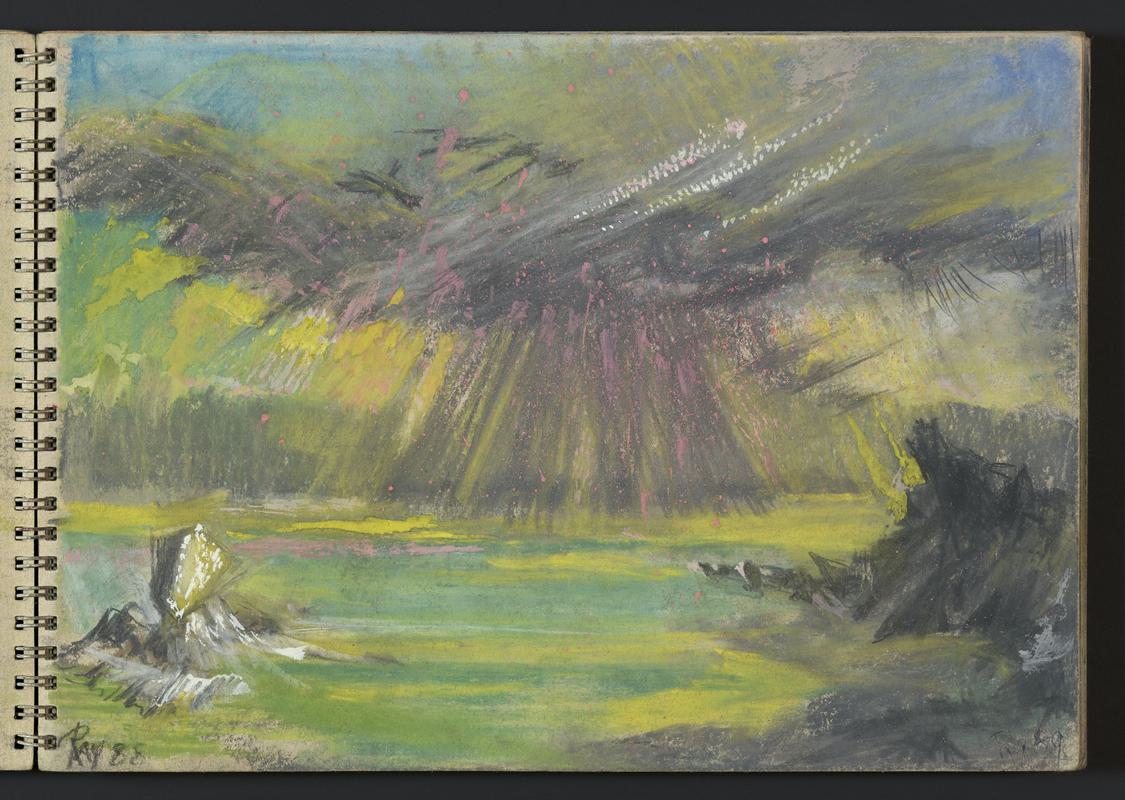 Sketchbook: Marloes, Renney Slip & stormy seas, Solva