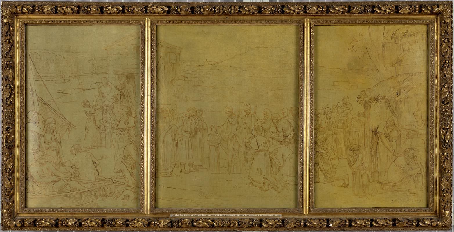 Study for "Legende de ste Geneviève"