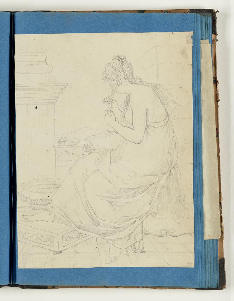 Album, containing drawings after Richard Wilson (for etchings), and some original drawings by Hastings