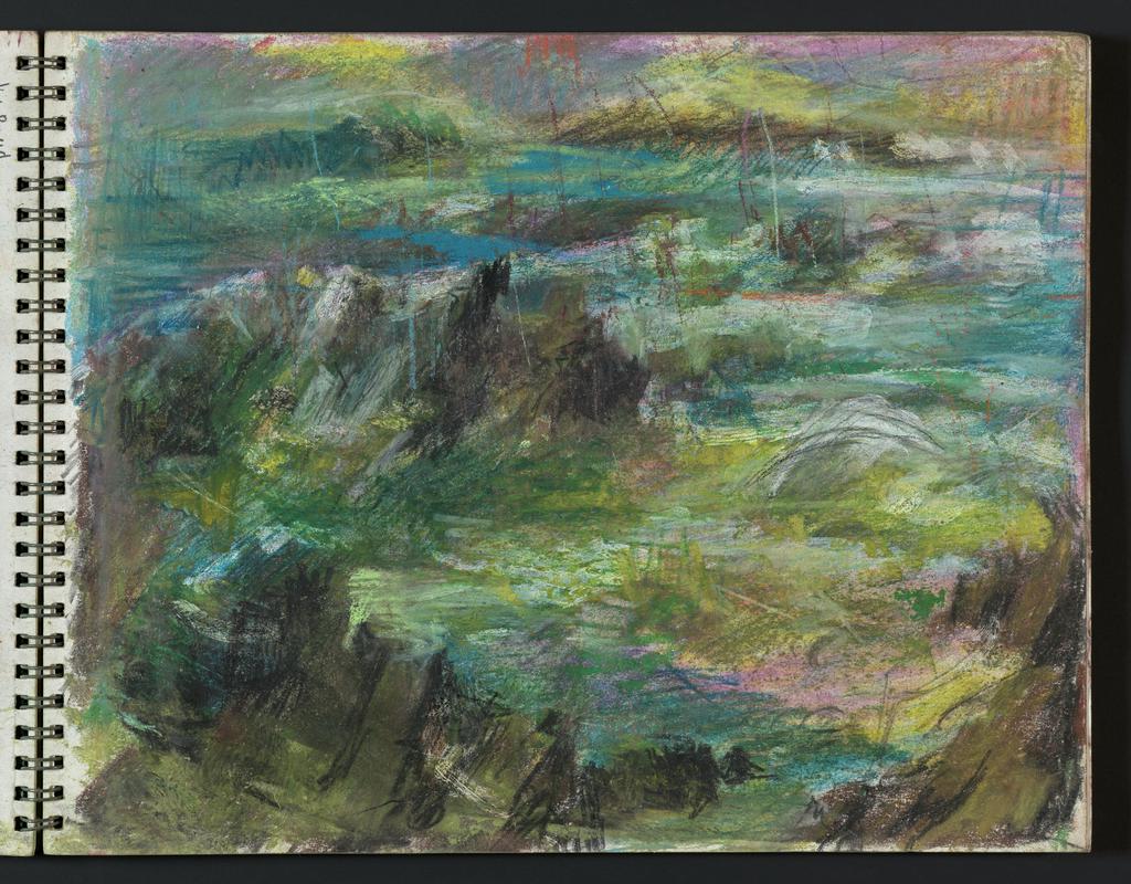 Sketchbook: Martin's Haven, Renney Slip, studio rock, Skokholm & Skomer from coast path, the cottage & St Bride's Bay