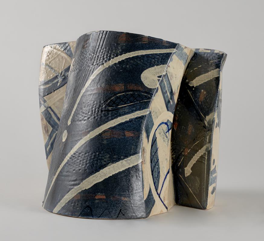 Small Blue and White Pot, 1989