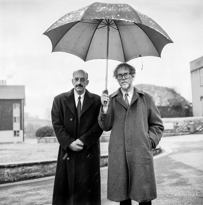 Dawoud Sudqi El-Alami and Dan Cohn-Sherbok. Photo shot: Lampeter 9th February 1999. DAWOUD SUDQI EL-ALAMI - Place and date of birth: Jerusalem, Jordan 1953. Main occupation: university Lecturer. First language: Arabic. Other languages: ENglish. Lived in Wales: Since 1996. DAN COHN-SHERBOK - Place and date of birth: Denver USA 1945. Main occupation: Professor of Judaism. First language: English. Other languages: French, Hebrew, Greek, Arabic, Welsh. Lived in Wales: Since 1997.