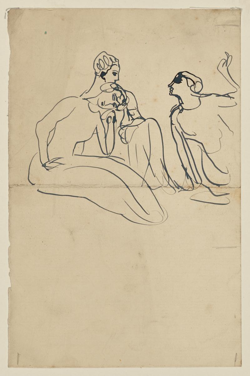 Three Seated Women