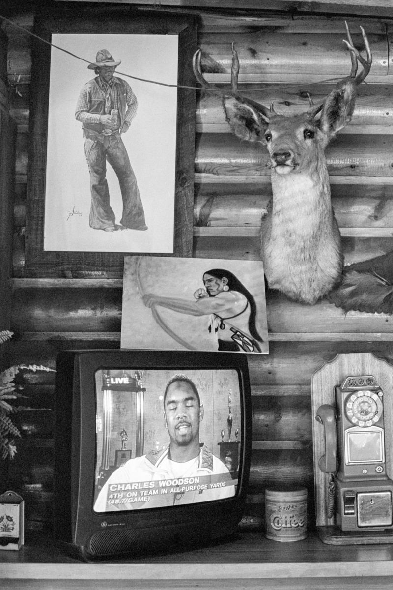 USA. ARIZONA. Payson. Wall of the local Bar / Eating house. 1997.