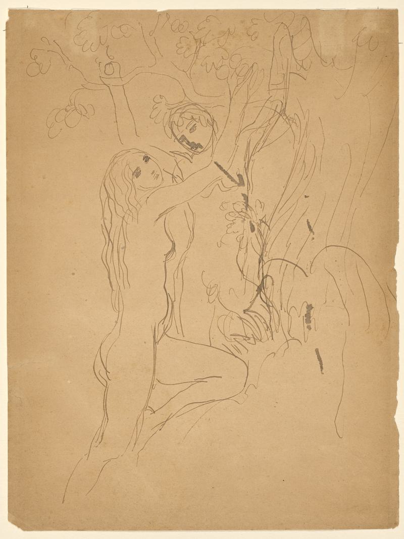 Study for Adam and Eve