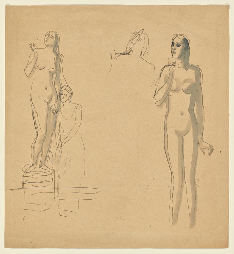 Studies of Standing Woman