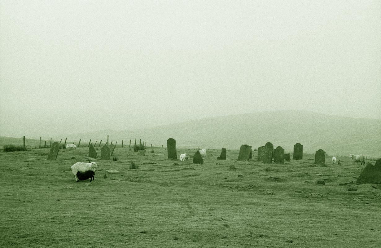 GB. WALES. Tredegar. Cefn Golau cholera cemetry. 1988