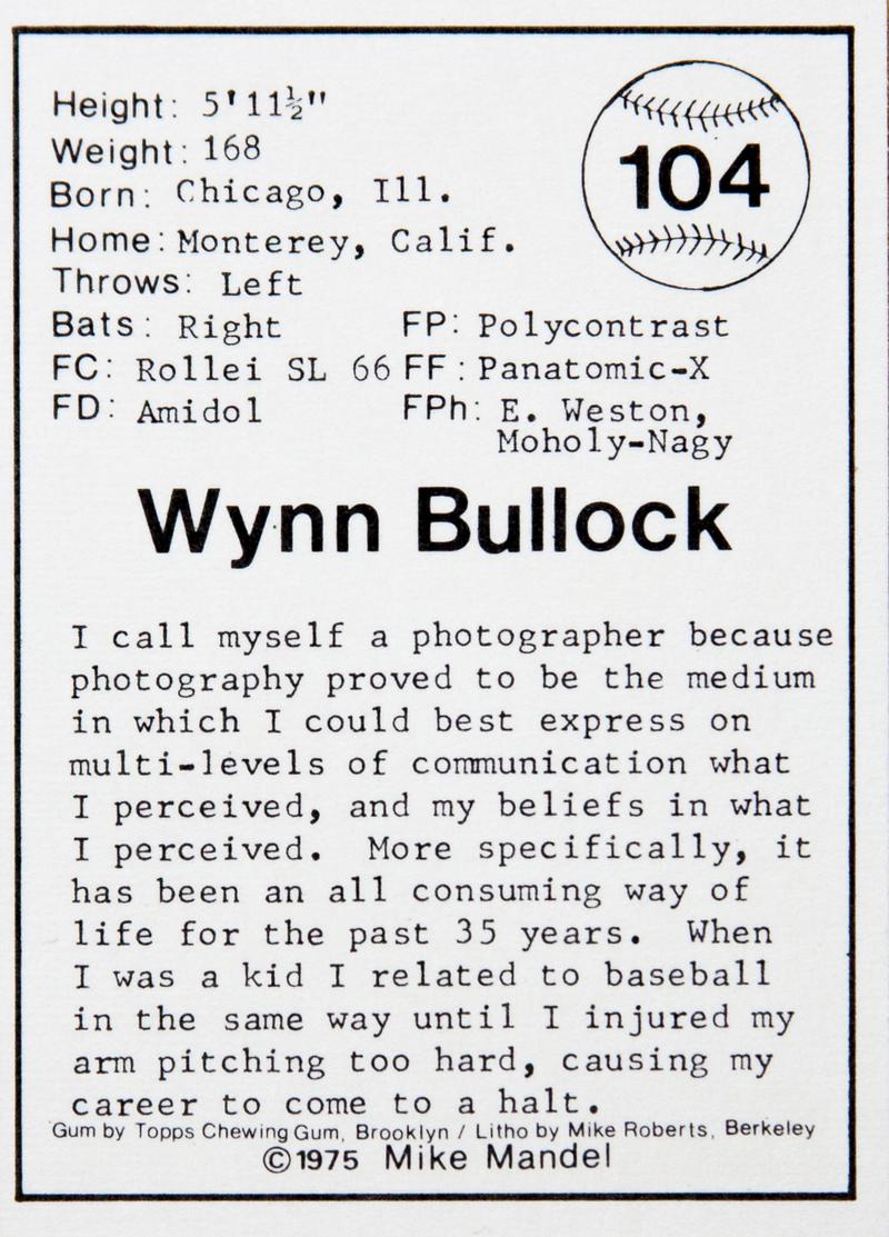 Wynn Bullock