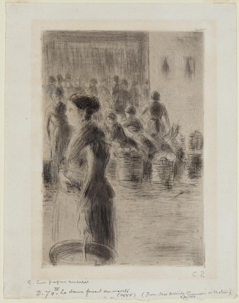 The House Maid Doing The Shopping