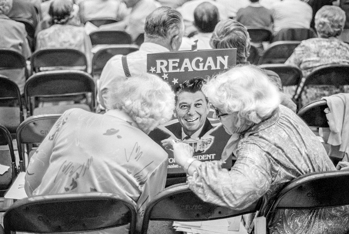 USA. ARIZONA. Phoenix. Republican State convention. 1980.