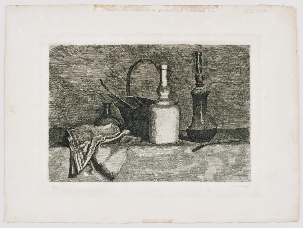 Natura morta con il panneggio a sinistra (Still life with drapery on the left)