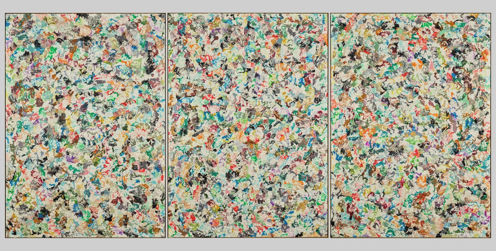 Untitled (Triptych) three panels together