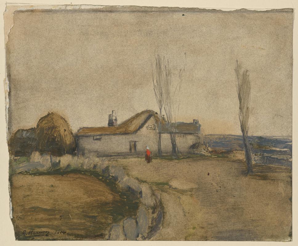 Landscape with a Thatched Cottage