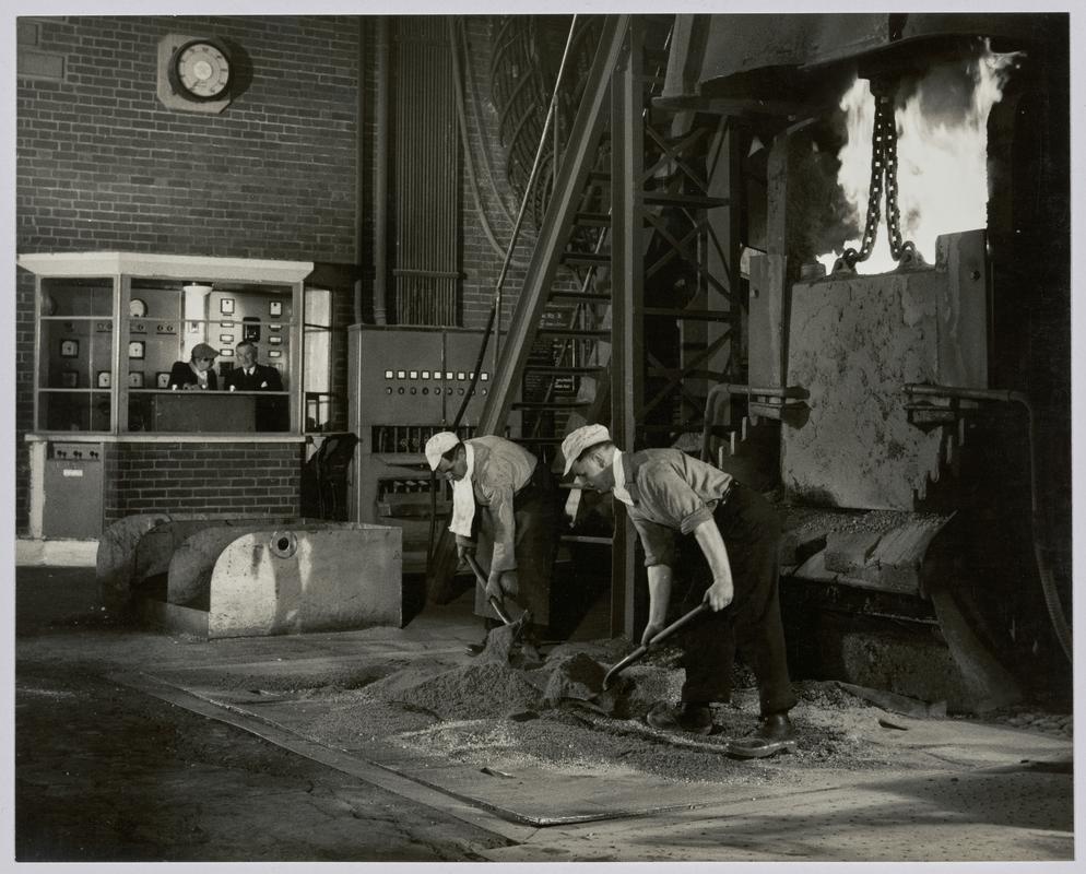 Photographs of steelworks and South Wales