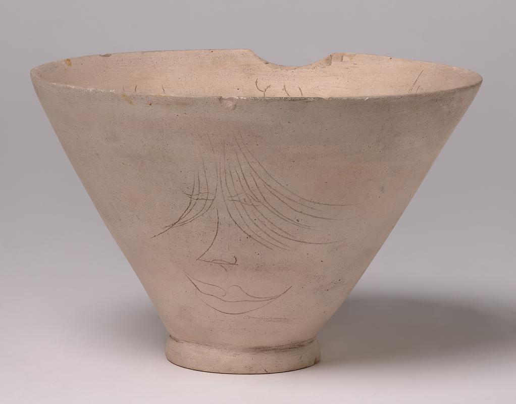 Vessel with Incised Birds and Stars