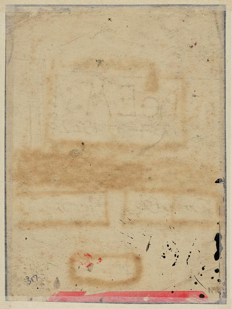 Study for illustration to poems by David Gascoyne