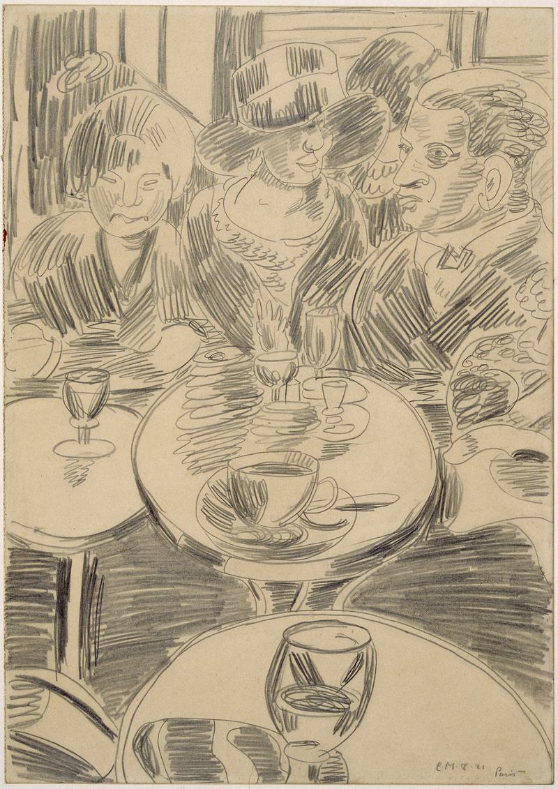 Cafe interior, Paris