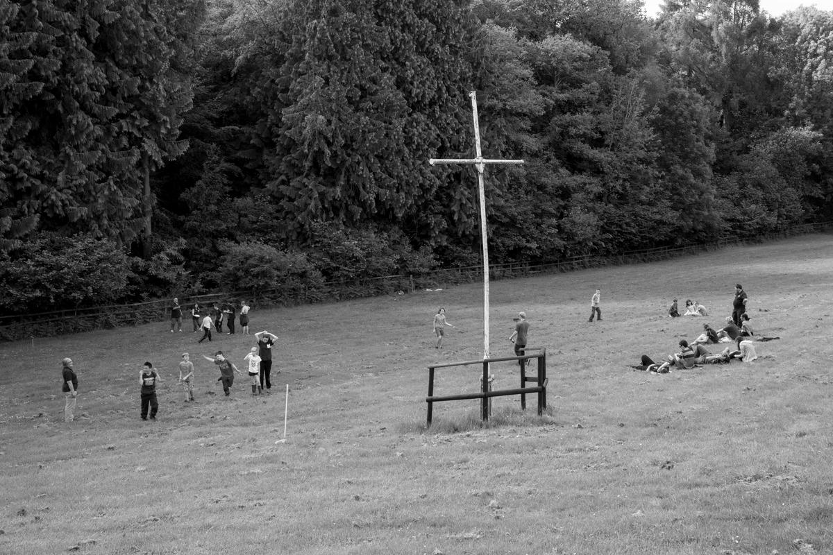 GB. WALES. Tintern. Church Lads' and Girls' Brigade. Weekend camp. 2014.