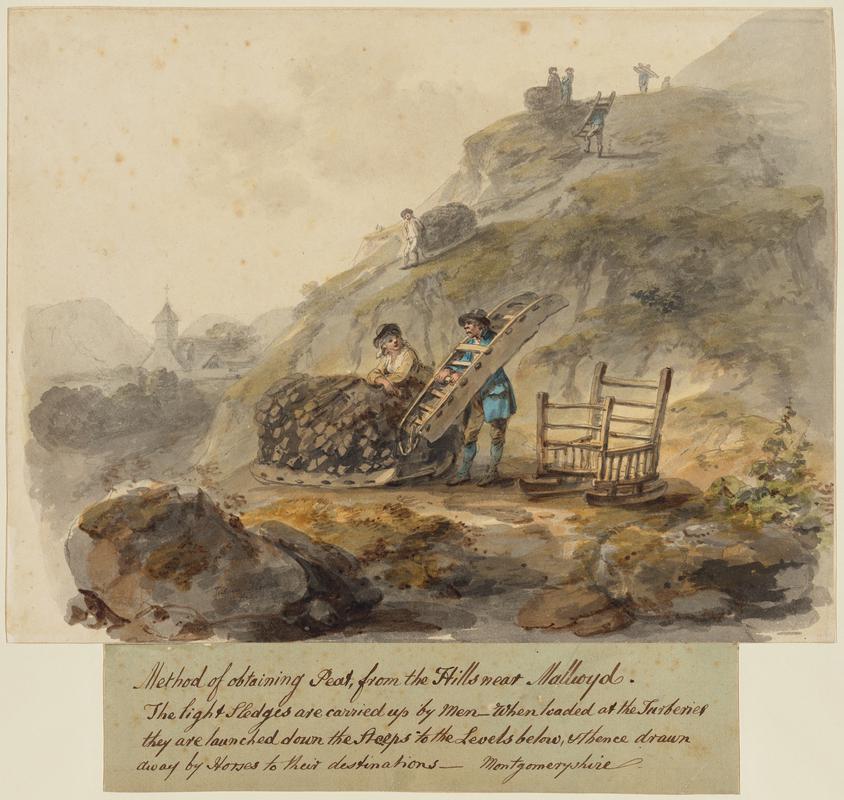 Method of Obtaining Peat from Hills near Mallwyd