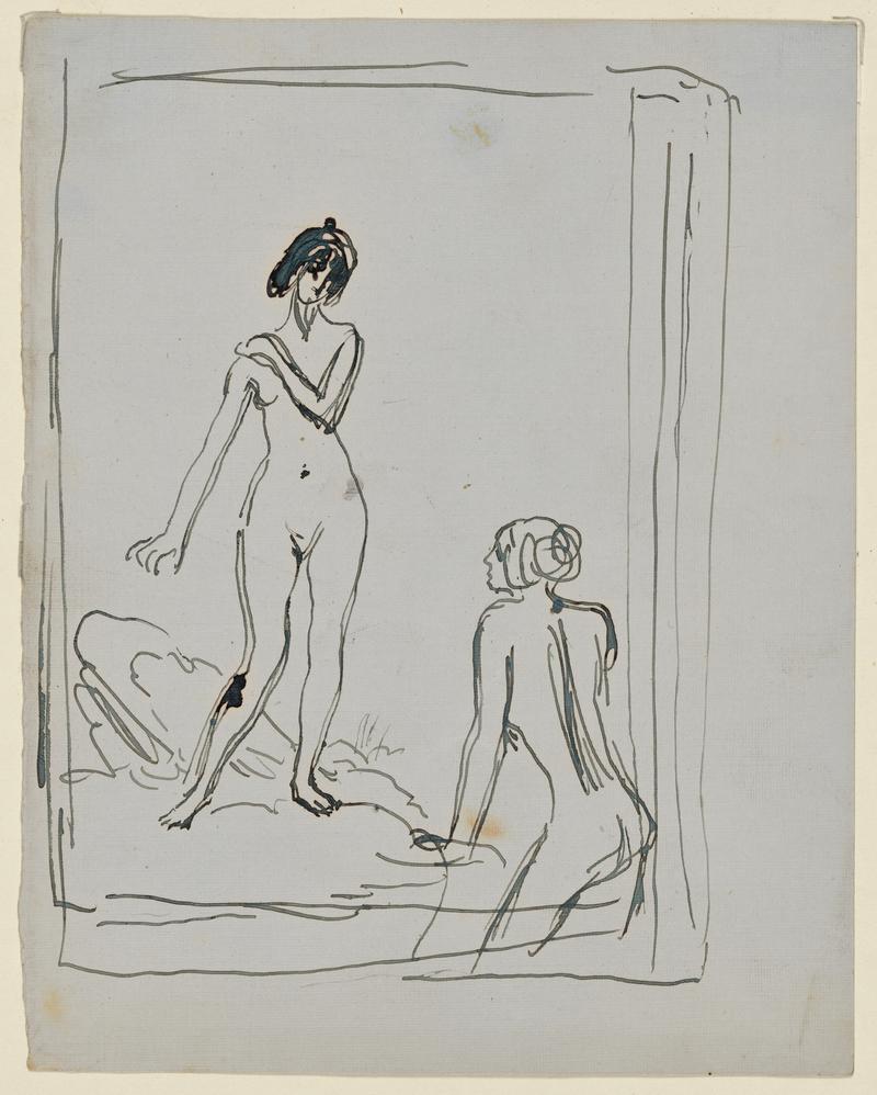 Two Standing Women