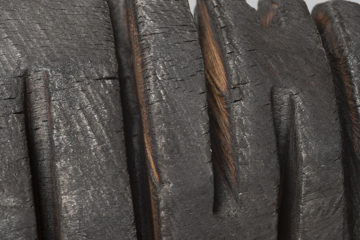 Maquette for Two oak forms
