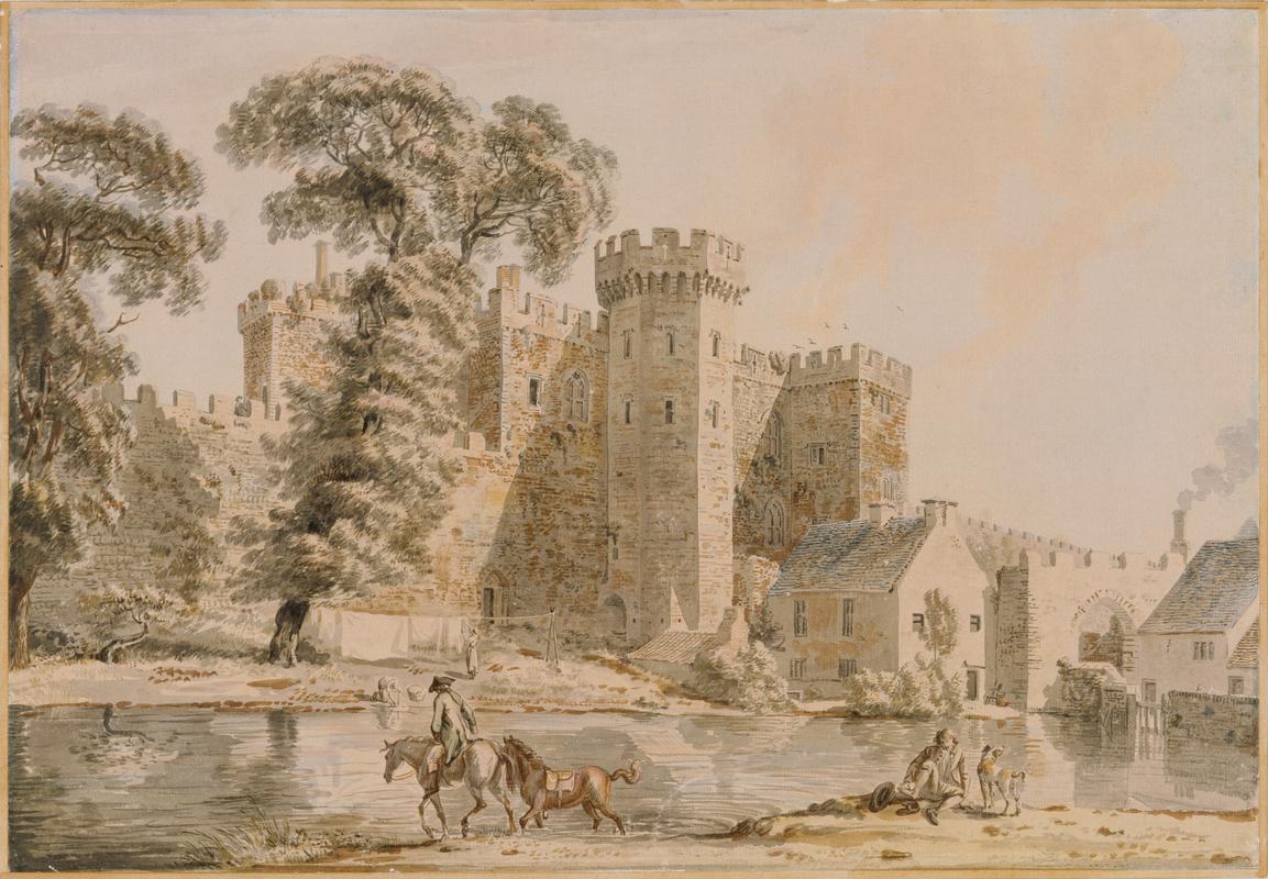 The south gate of Cardiff Castle