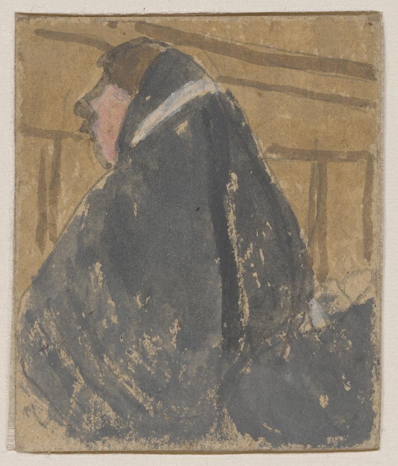 Figure in church